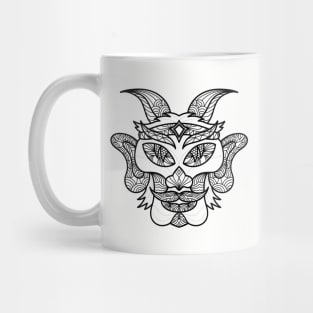 Skull Goat Bones Decorative Mug